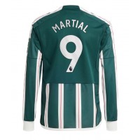 Muški Nogometni Dres Manchester United Anthony Martial #9 Gostujuci 2023-24 Dugi Rukav